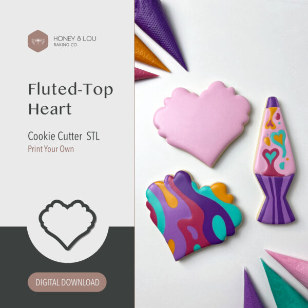 STL Files - Fluted-Top Heart